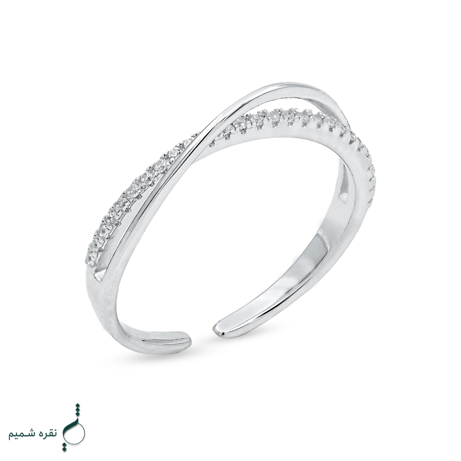 3 انگشتر نقره زنانه مدل AWO-K14 - Image 1