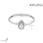 انگشتر نقره زنانه مدل AWO-K48 - Image 4