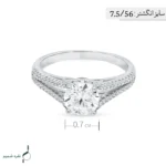 انگشتر نقره زنانه مدل AWO-K132 - Image 4