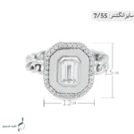 انگشتر نقره زنانه مدل AWO-K80 - Image 4