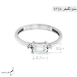 انگشتر نقره زنانه مدل AWO-K35 - Image 4