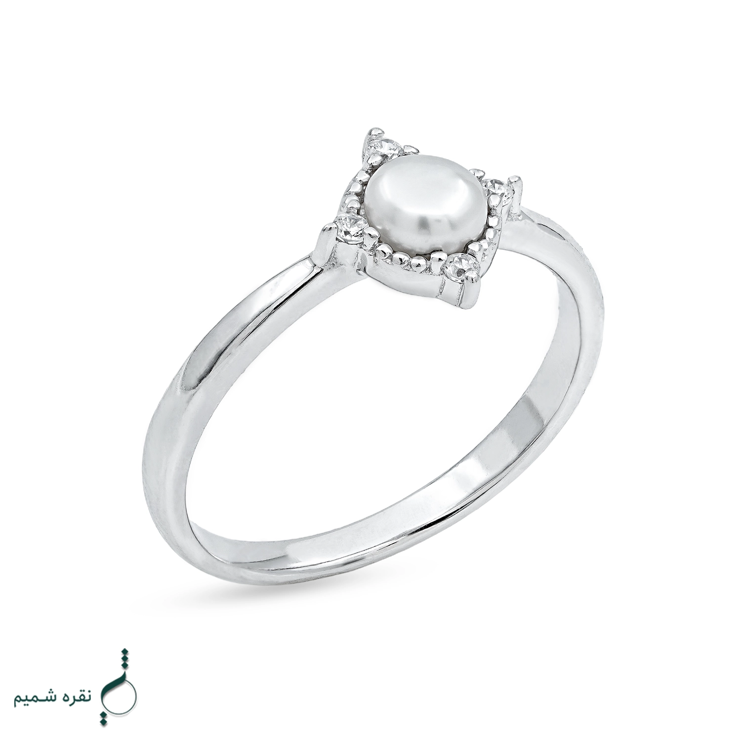 5 انگشتر نقره زنانه مدل AWO-K12 - Image 1