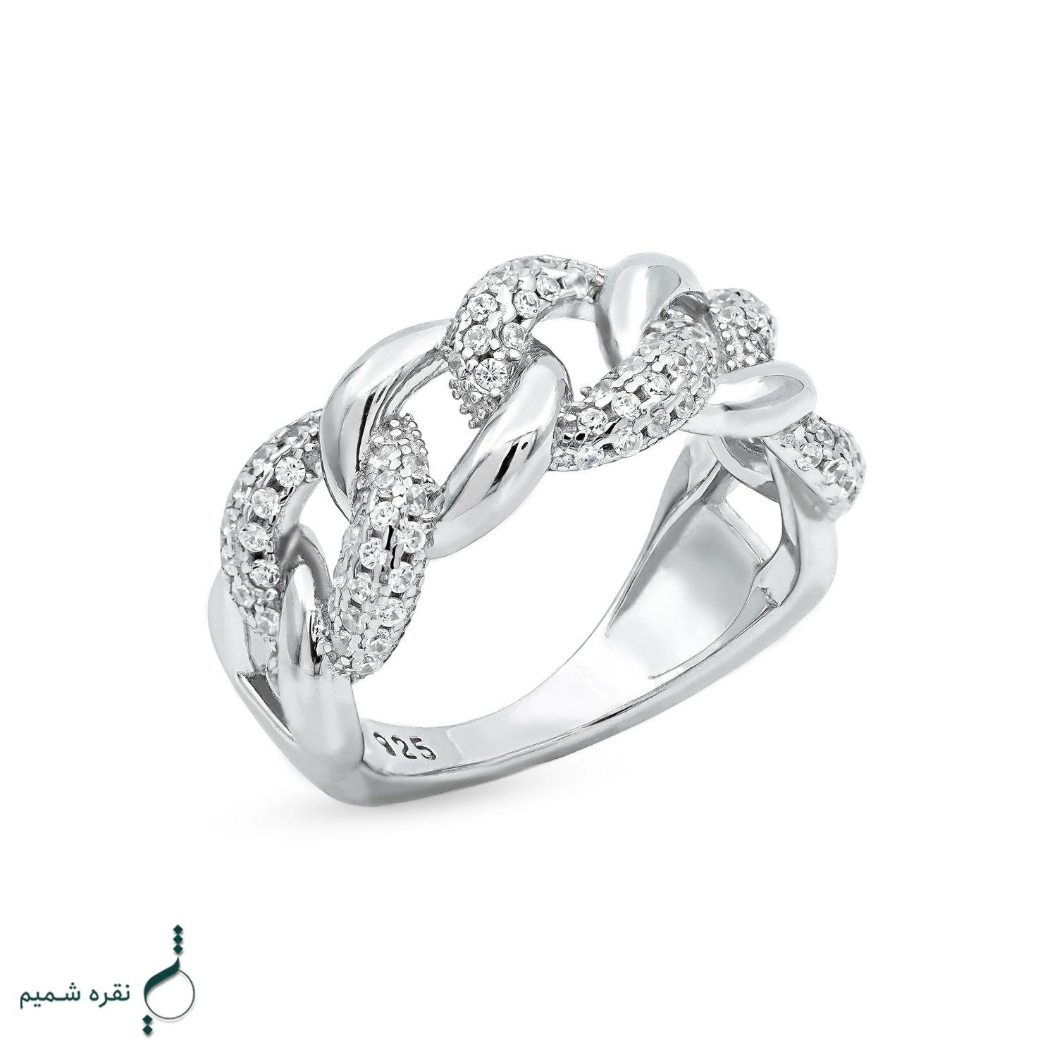 6 انگشتر نقره زنانه مدل AWO-K142 - Image 1
