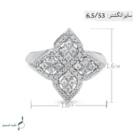 انگشتر نقره زنانه مدل AWO-K75 - Image 4