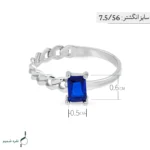 انگشتر نقره زنانه مدل AWO-K36 - Image 4