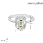 انگشتر نقره زنانه مدل AWO-K134 - Image 4