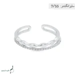 انگشتر نقره زنانه مدل AWO-K140 - Image 4