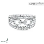 انگشتر نقره زنانه مدل AWO-K17 - Image 4