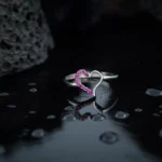 انگشتر نقره زنانه مدل AWO-K58 - Image 2