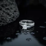انگشتر نقره زنانه مدل AWO-K24 - Image 2