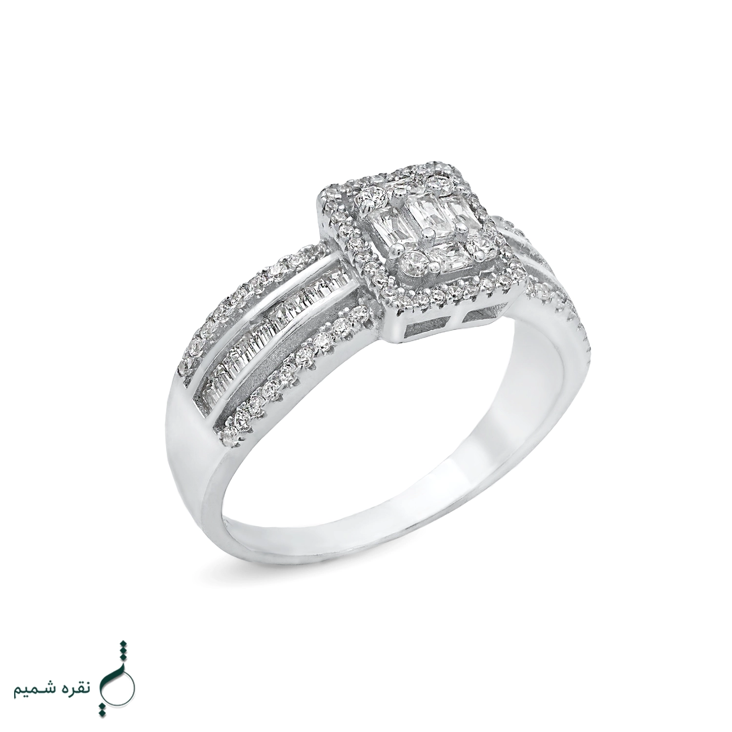logo1 c222 copy 2 nahaii انگشتر نقره زنانه مدل AWO-K121 - Image 1