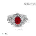 انگشتر نقره زنانه مدل AWO-K126 - Image 4