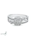انگشتر نقره زنانه مدل AWO-K115 - Image 3
