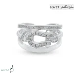 انگشتر نقره زنانه مدل AWO-K101 - Image 4