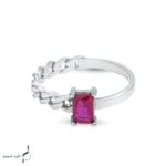انگشتر نقره زنانه مدل AWO-K37 - Image 2