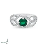 انگشتر نقره زنانه مدل AWO-K100 - Image 3