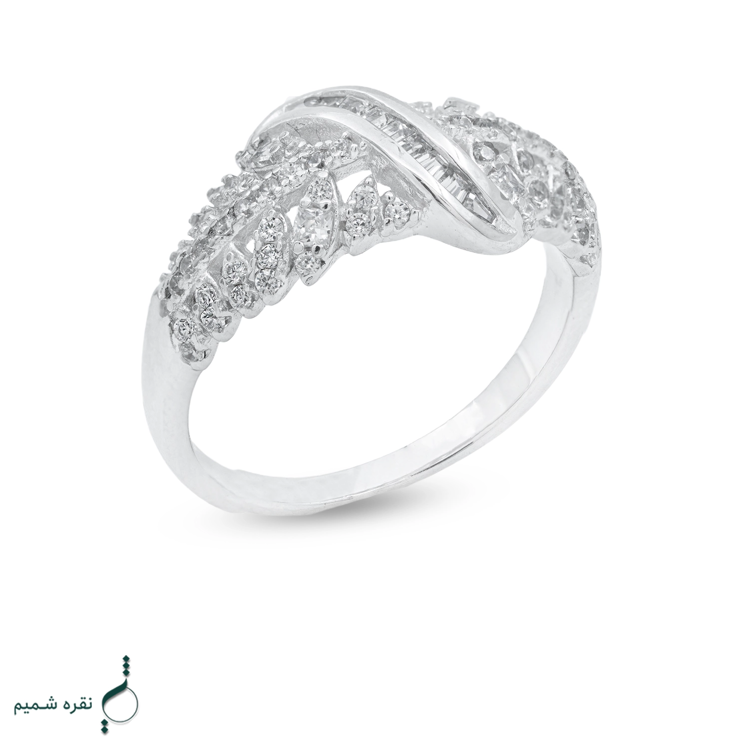 logo1 copy hbh انگشتر نقره زنانه مدل AWO-K103 - Image 1