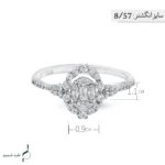 انگشتر نقره زنانه مدل AWO-K113 - Image 4