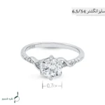 انگشتر نقره زنانه مدل AWO-K114 - Image 4