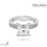 انگشتر نقره زنانه مدل AWO-K109 - Image 4