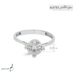 انگشتر نقره زنانه مدل AWO-K105 - Image 4