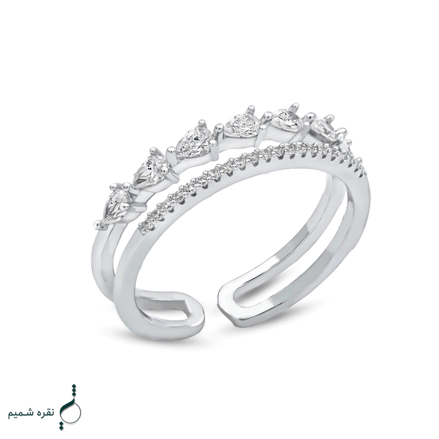 logo12 copy 2nahaiii انگشتر نقره زنانه مدل AWO-K124 - Image 1