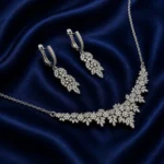 سرویس نقره زنانه مجلسی جواهری طرح خوشه گل SLR-B07 - Image 5