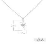 نیم ست نقره زنانه مدل NWE K61 - Image 5