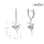 نیم ست نقره زنانه مدل NWE K61 - Image 2
