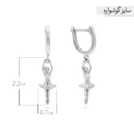 نیم ست نقره زنانه مدل NWE K62 - Image 4