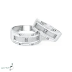 حلقه ست نقره زنانه و مردانه مدل HSE-K71 - Image 3