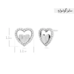 نیم ست نقره زنانه مدل NWE K70 - Image 5