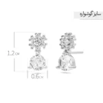 نیم ست نقره زنانه مدل NWE K71 - Image 5