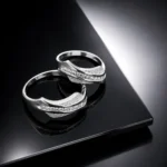 حلقه ست نقره زنانه و مردانه مدل HSE K49 - Image 2