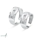 حلقه ست نقره زنانه و مردانه مدل HSE-K71