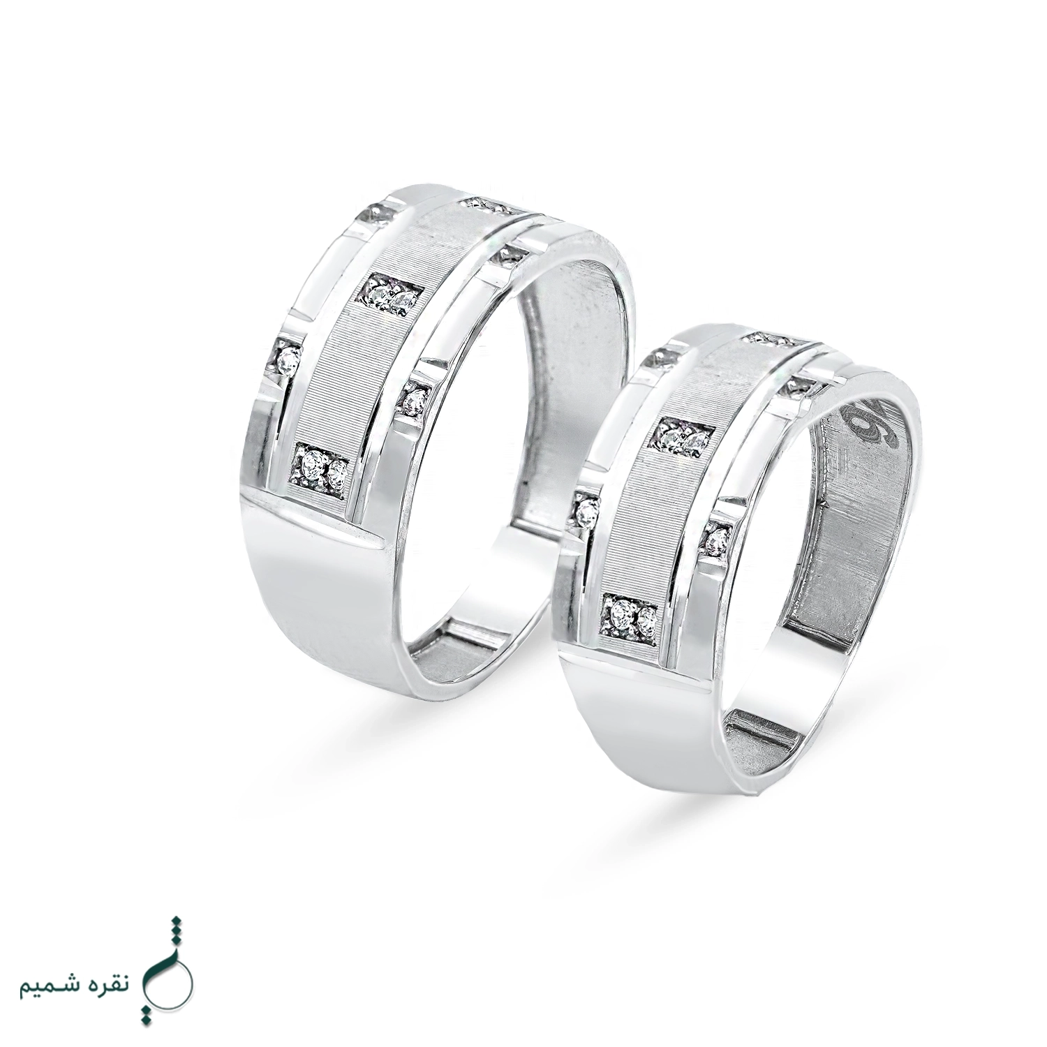 4 حلقه ست نقره زنانه و مردانه مدل HSE-K71 - Image 1