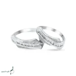 حلقه ست نقره زنانه و مردانه مدل HSE K49 - Image 3
