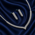 سرویس نقره زنانه مجلسی جواهری نگین ریز SLR-B05 - Image 3