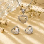 نیم ست نقره زنانه مدل NWE K70 - Image 6