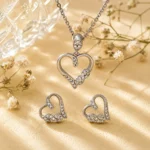 نیم ست نقره زنانه مدل NWE K64 - Image 7