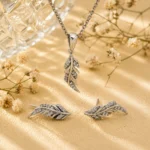 نیم ست نقره زنانه مدل NWE K67 - Image 6