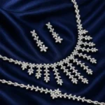 سرویس نقره زنانه مجلسی جواهری طرح برگ آبشاری SLR-B01 - Image 6