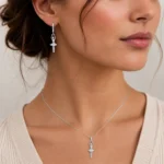 نیم ست نقره زنانه مدل NWE K62 - Image 6