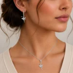 نیم ست نقره زنانه مدل NWE K61 - Image 6